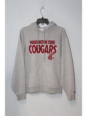 VINTAGE Washington State University Cougars WSU RUSSELL Hoodie Sweatshirt MEDIUM